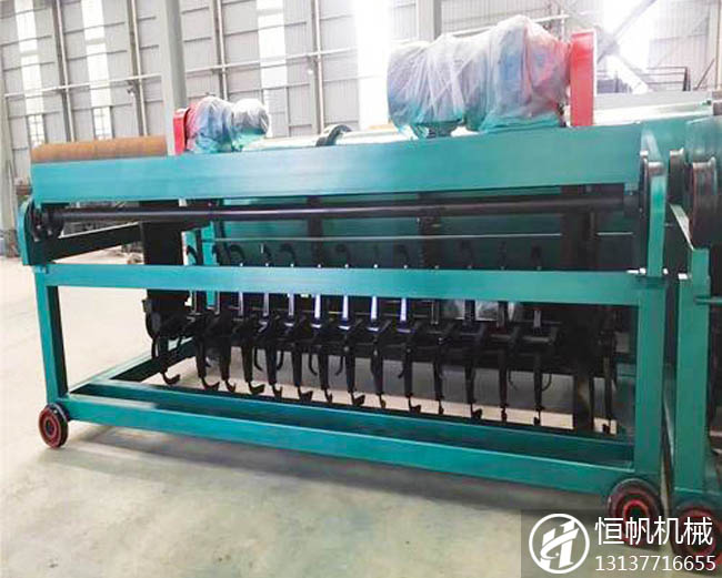 雞糞槽式翻拋機堆肥發酵有機肥技術 !(圖1) 有機肥槽式翻堆機